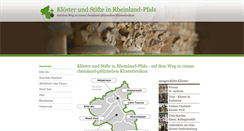 Desktop Screenshot of klosterlexikon-rlp.de